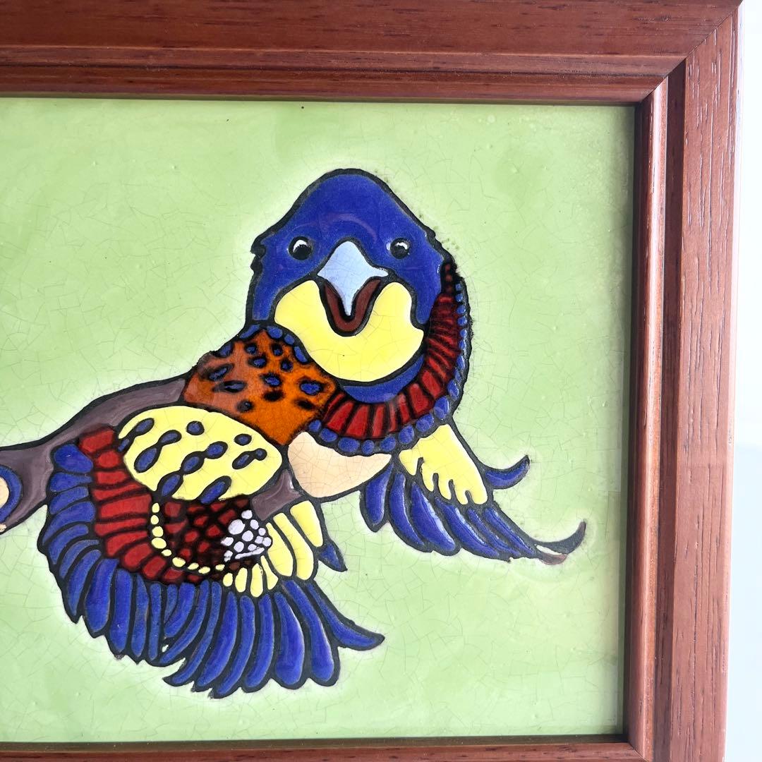 ジミー大西「ピースバード」　陶板画 タイル画