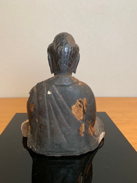 木彫　江戸期　釈迦如来坐像（阿弥陀如来像）古美術　骨董品
