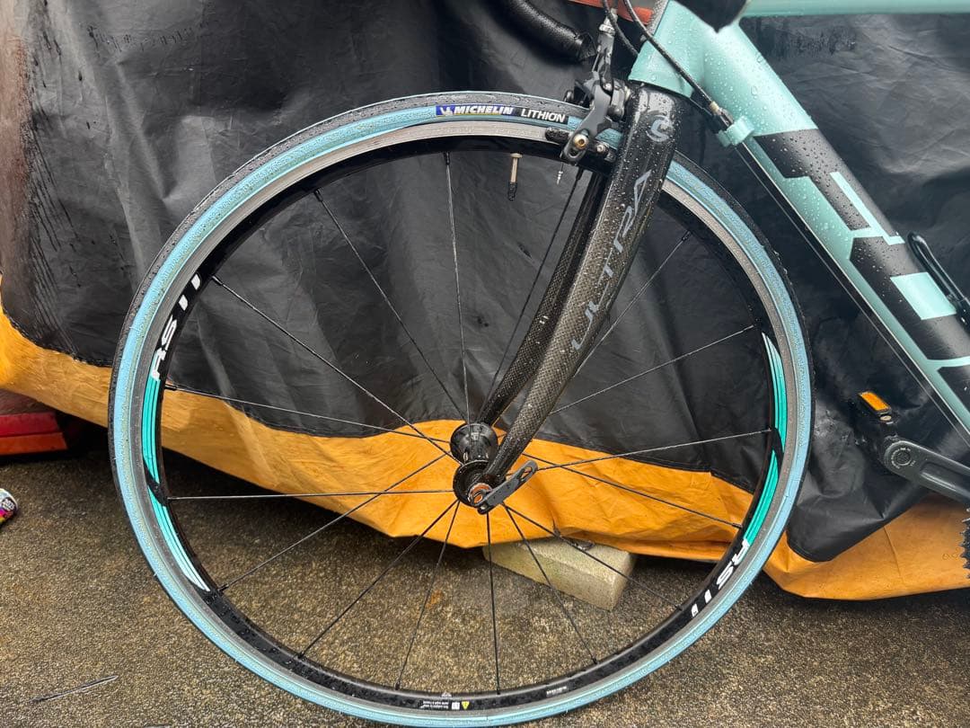 水色 アルミフレーム ロードバイク