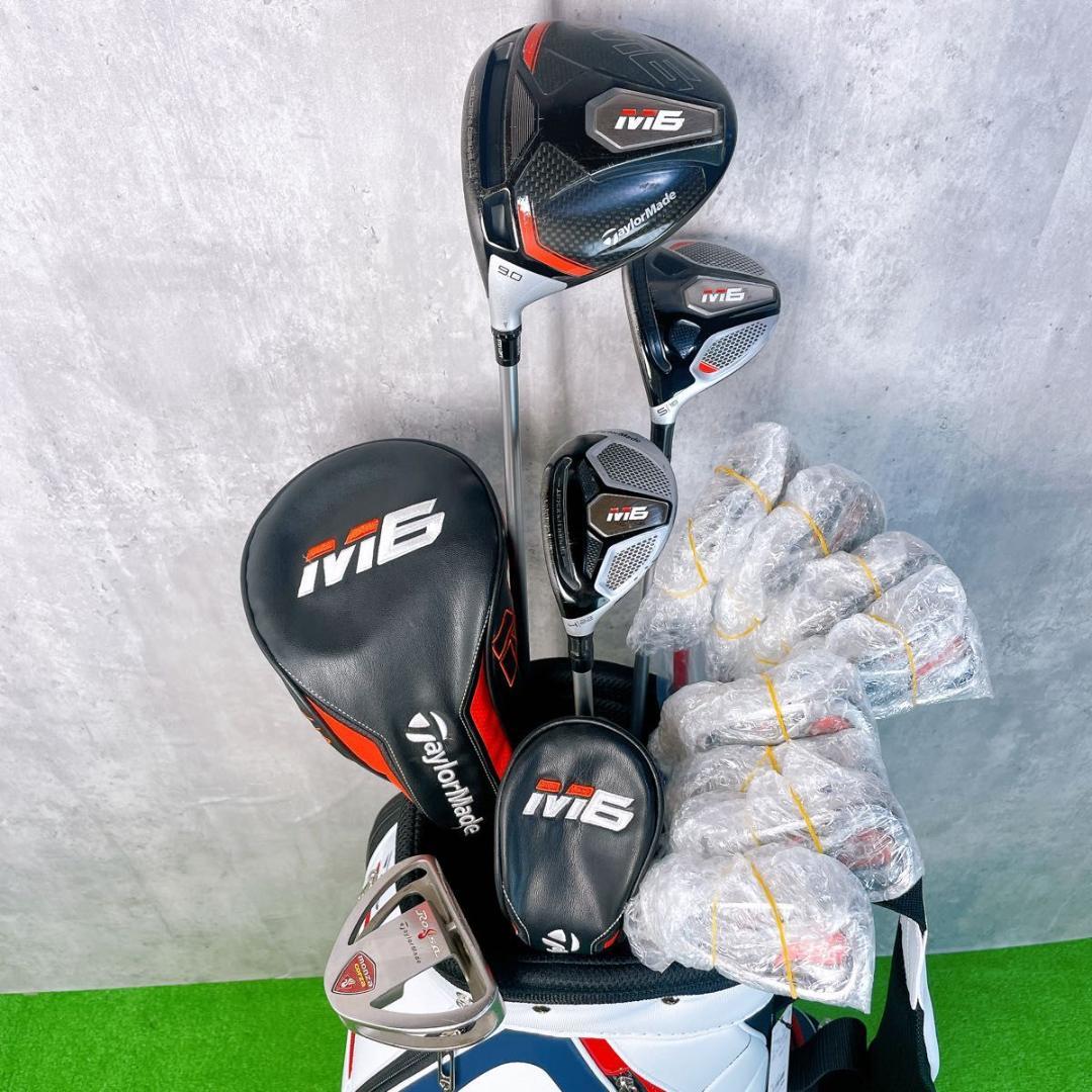 メンズ レフティ テーラーメイド M6 ゴルフクラブセット 左打ち12本 初心者