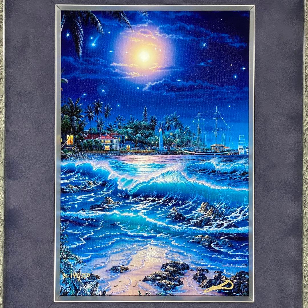 【美品版画】クリスチャン R ラッセン『ラハイナ シンフォニー 』キャンパス