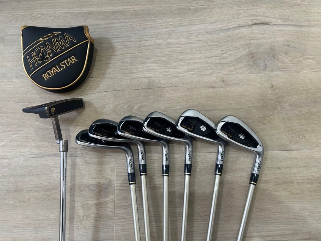 HONMA STAR アイアン6本ウッド4本パター1本