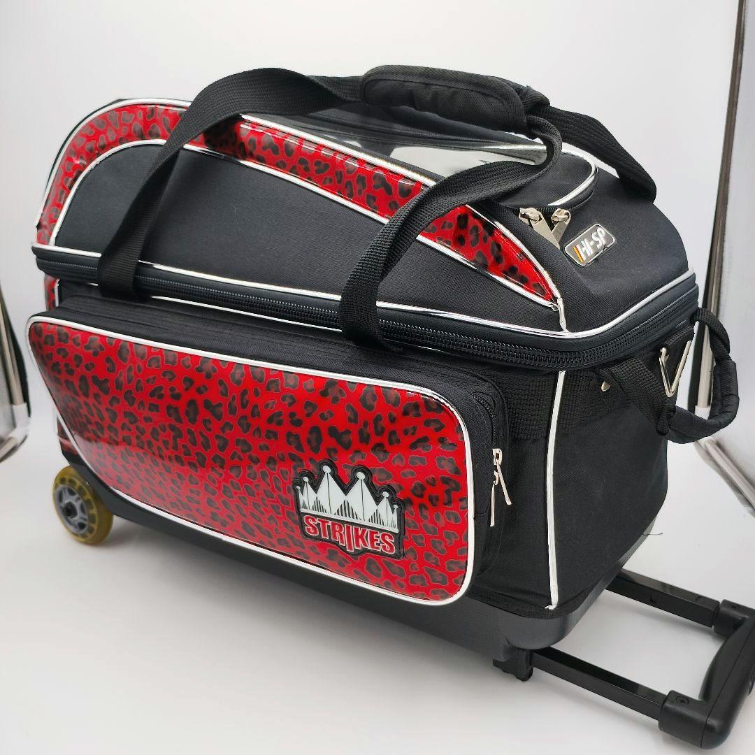 HI-SP 3WAY ボウリングキャリー キャリーバッグ　2個用 レッド 希少品