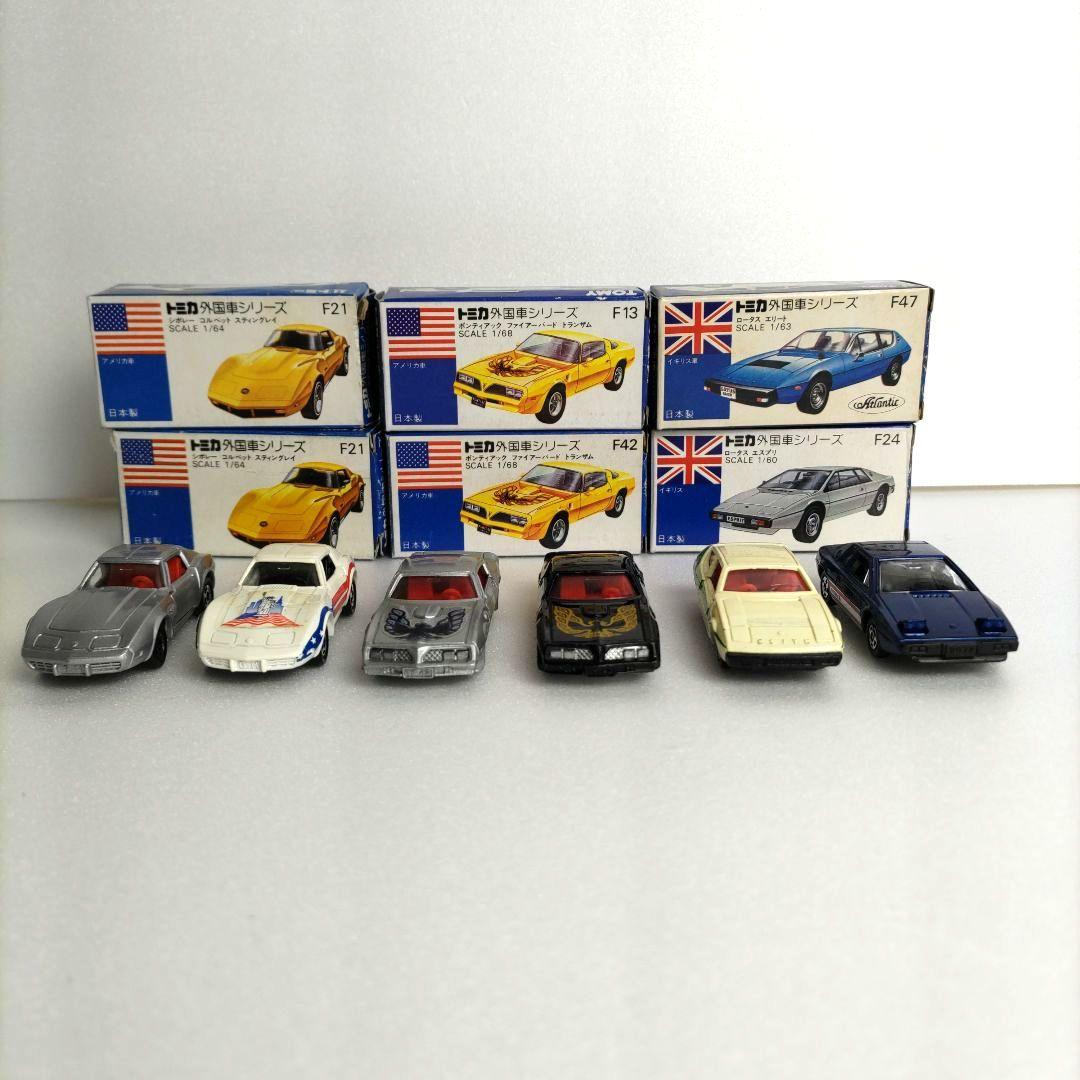 トミカ日本製 コルベット トランザム ロータス 外国車シリーズ　6台セット