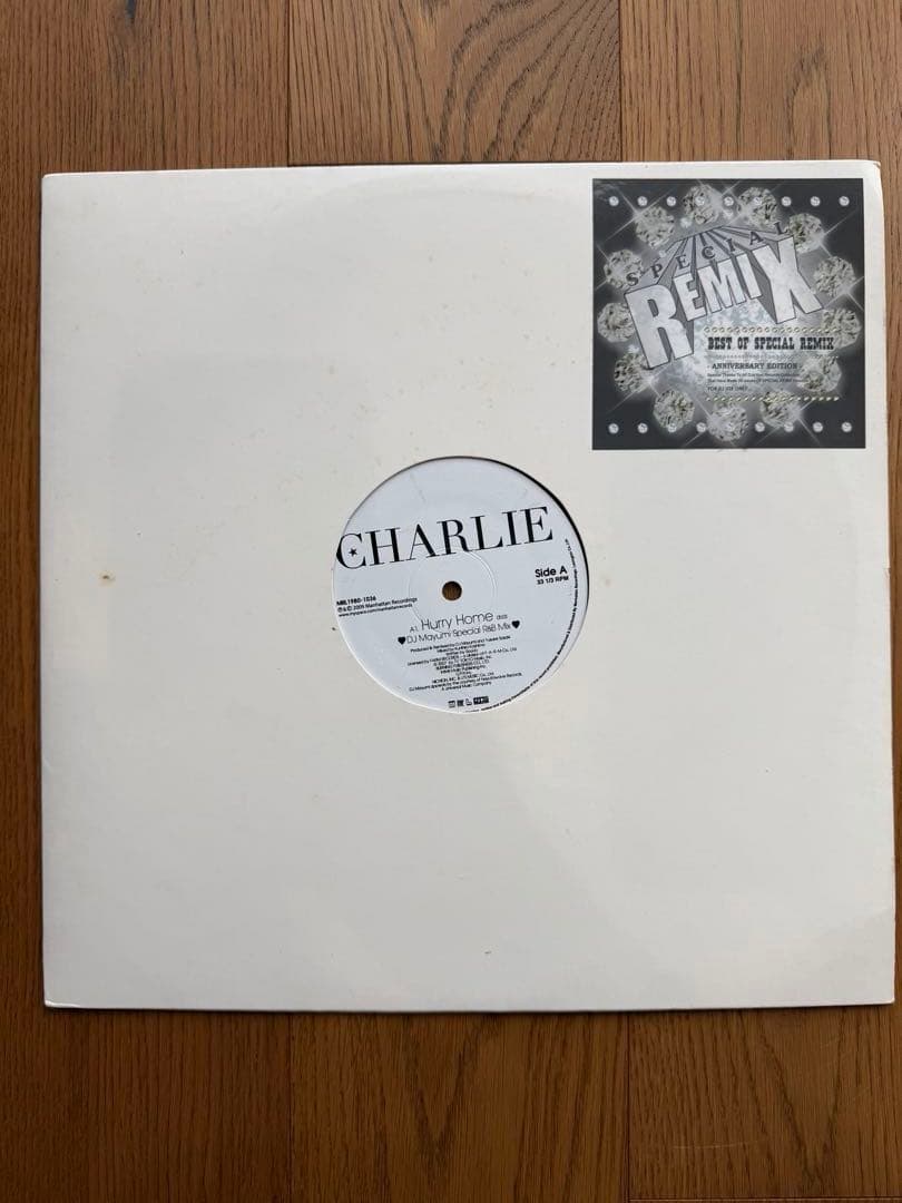 Charlie レコード 10枚ピクチャー盤/リミックス含む DJ HASEBE
