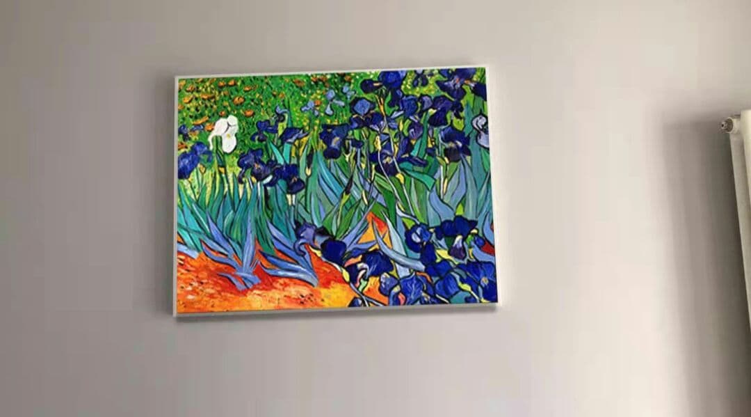 手描きのゴッホの有名な虹彩の絵