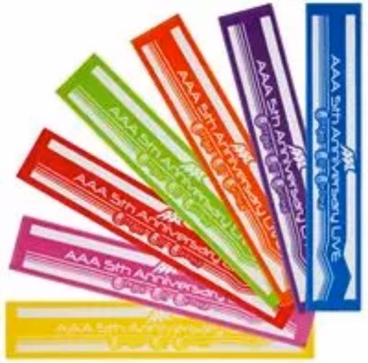 AAA 5th 復刻タオル 7色セット -橙紫緑黄青桃赤-