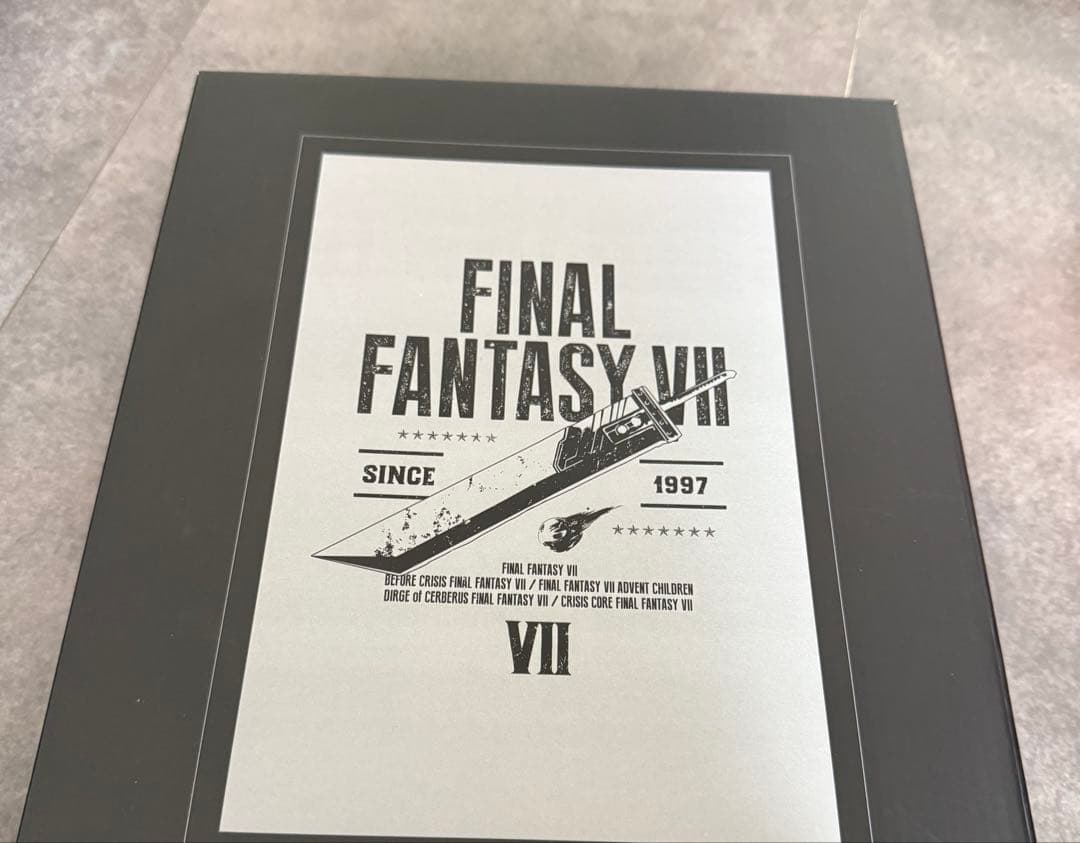 激レア　ファイナルファンタジーVII リメイク　アート　ウォール　ミラー