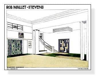 額装済/Hall d　Ambassade 1924/マレット