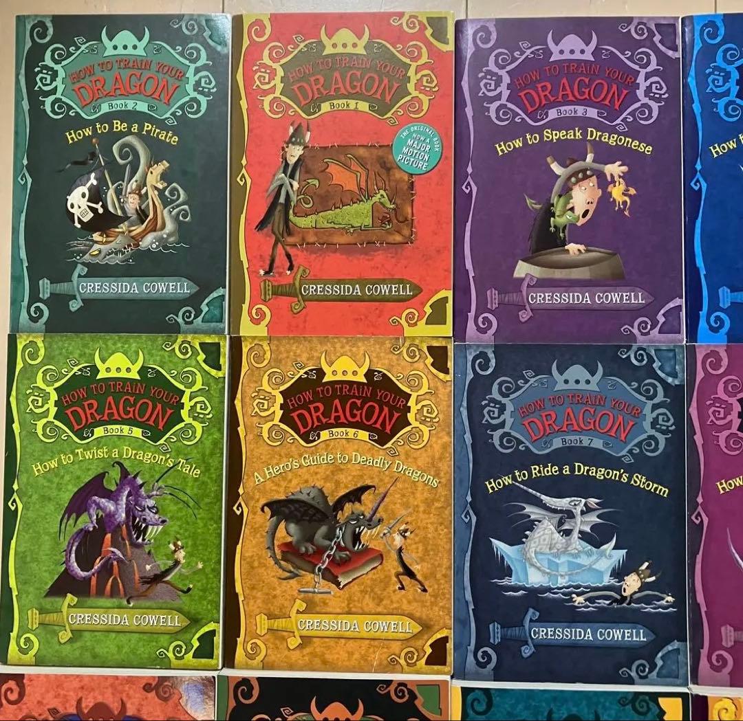 美品How to Train Your Dragon 12 books set