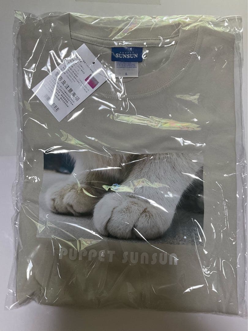 【台湾限定】パペットスンスン　猫の足 Tシャツ ポップアップストア　スンスン
