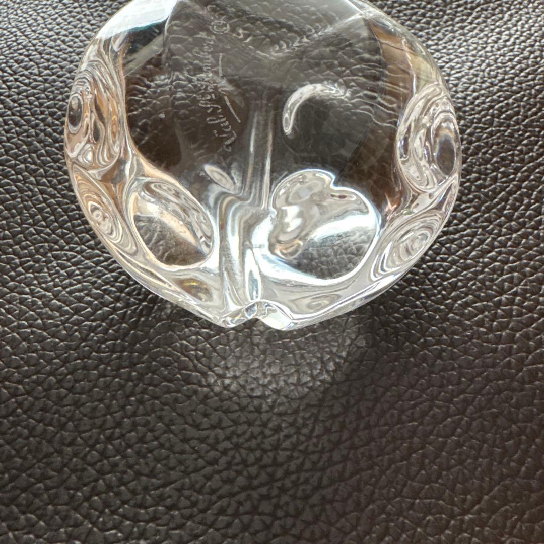 Val Saint Lambert てんとう虫型　ガラス置物