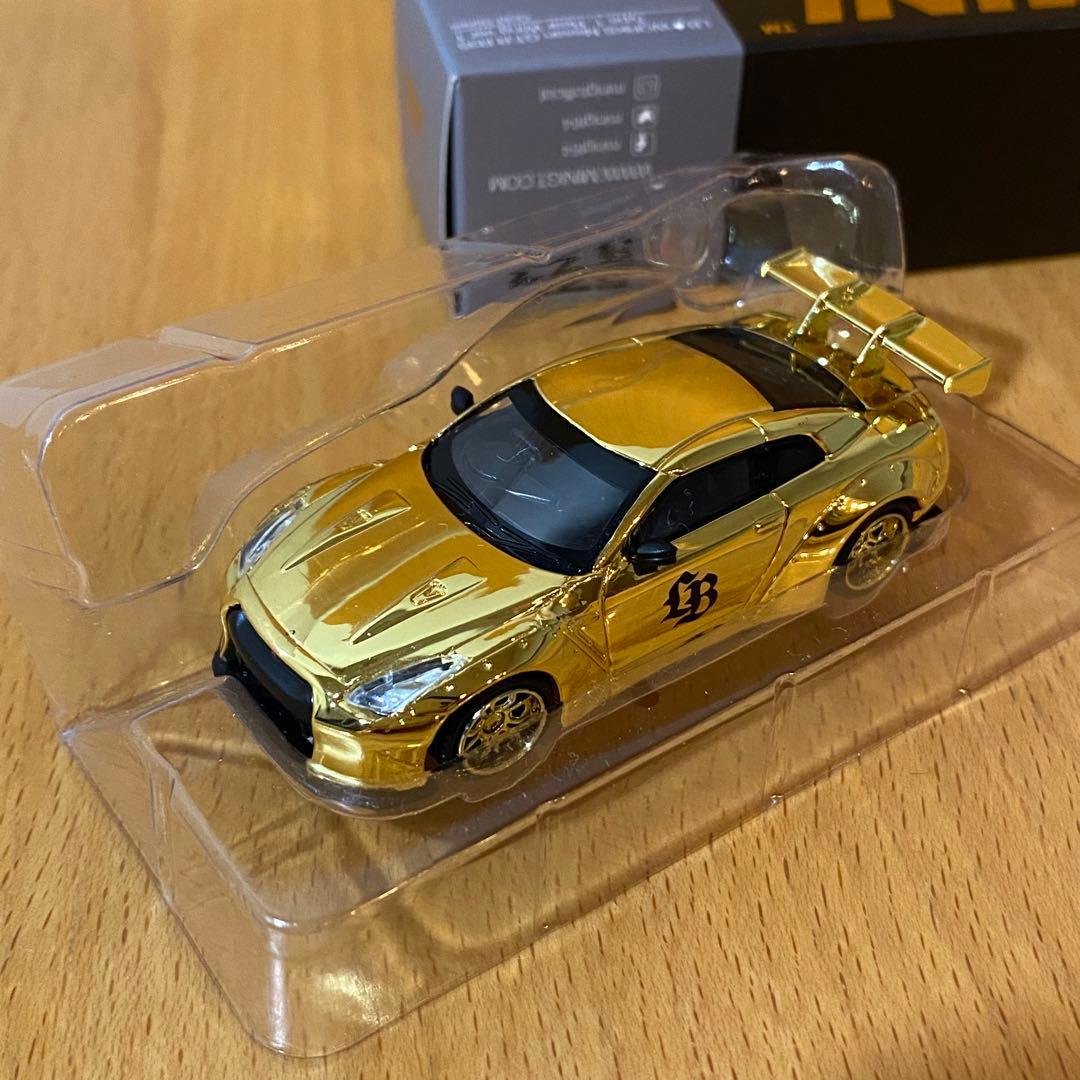 mini-gt LBWK 原宿限定 ゴールド　GT-R タイプ1