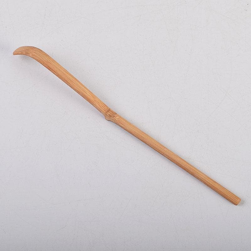 茶道具　宗春作　茶杓　銘「喫茶去」　大徳寺　柳生紹尚書付　共筒共箱　C　8903