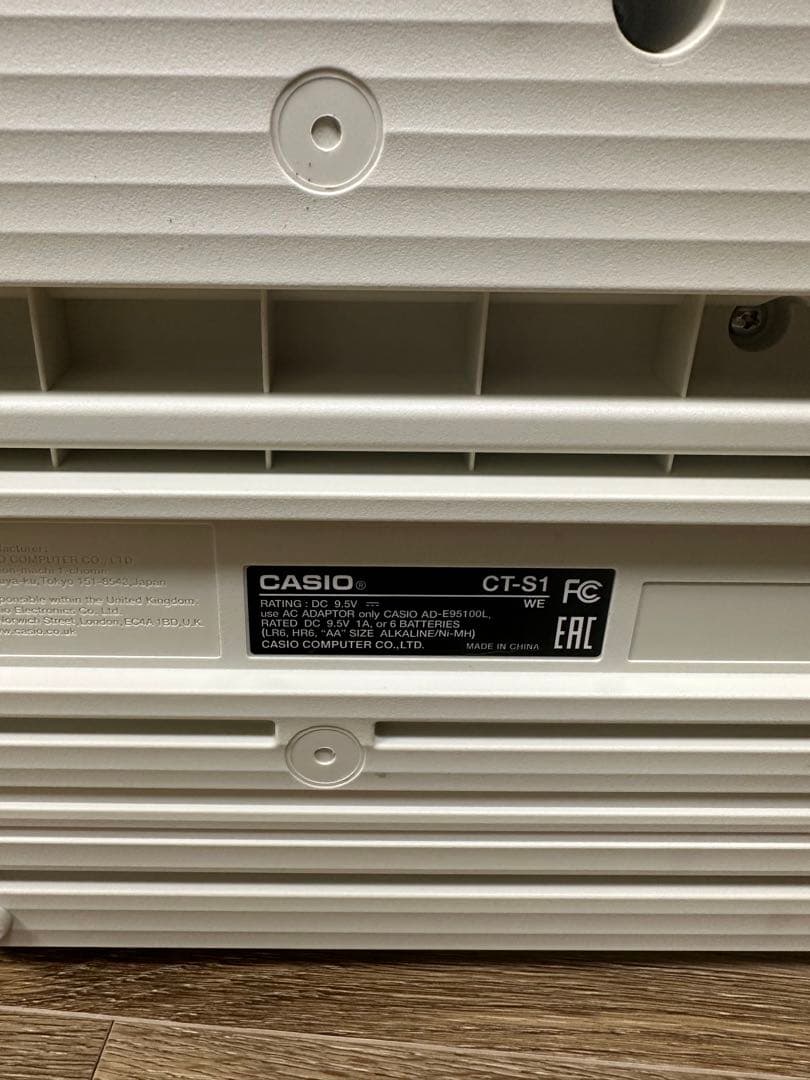 【Casiotone】CT-S1WE （ ホワイト）
