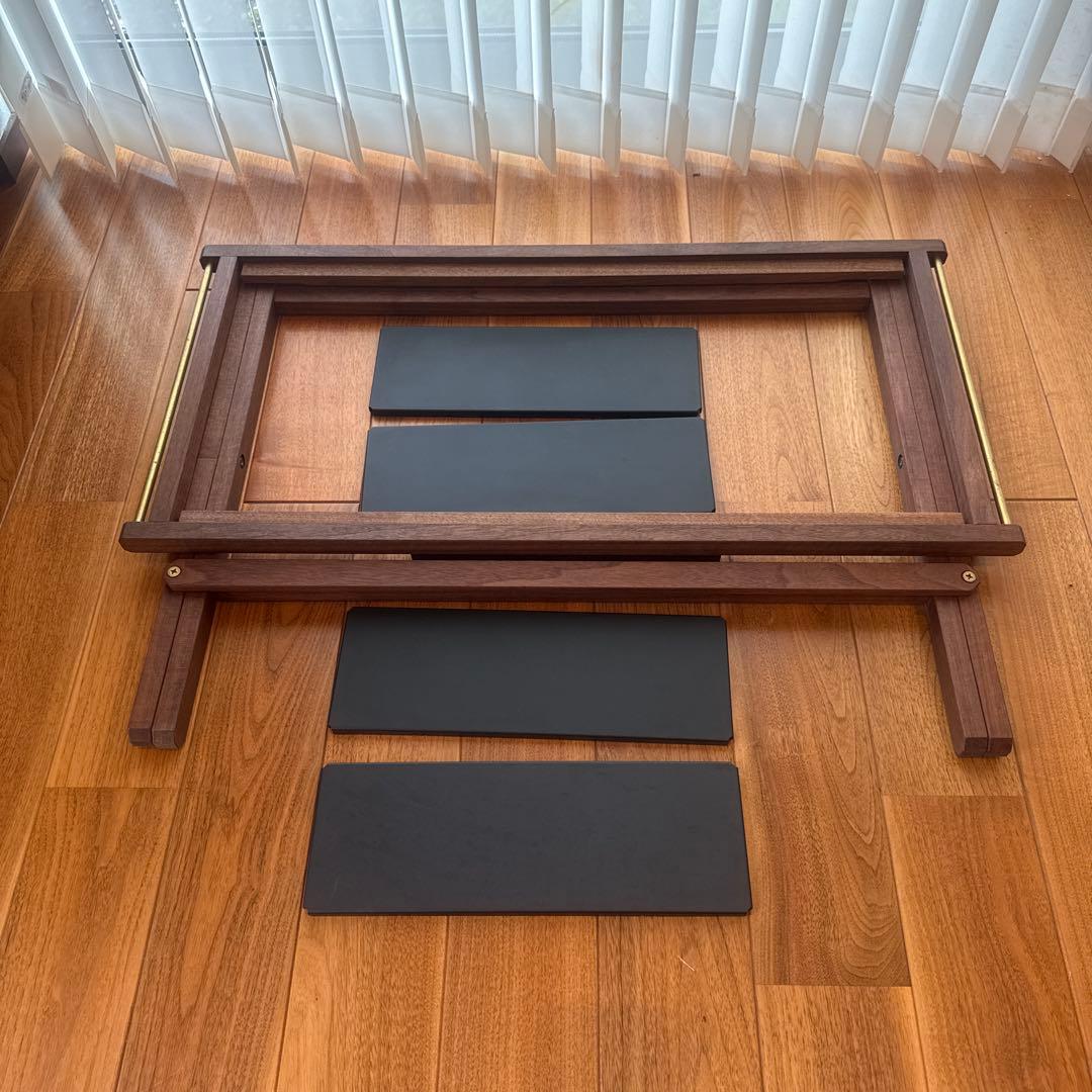 K*5様 0229madeテーブル flow line walnut ＋天板