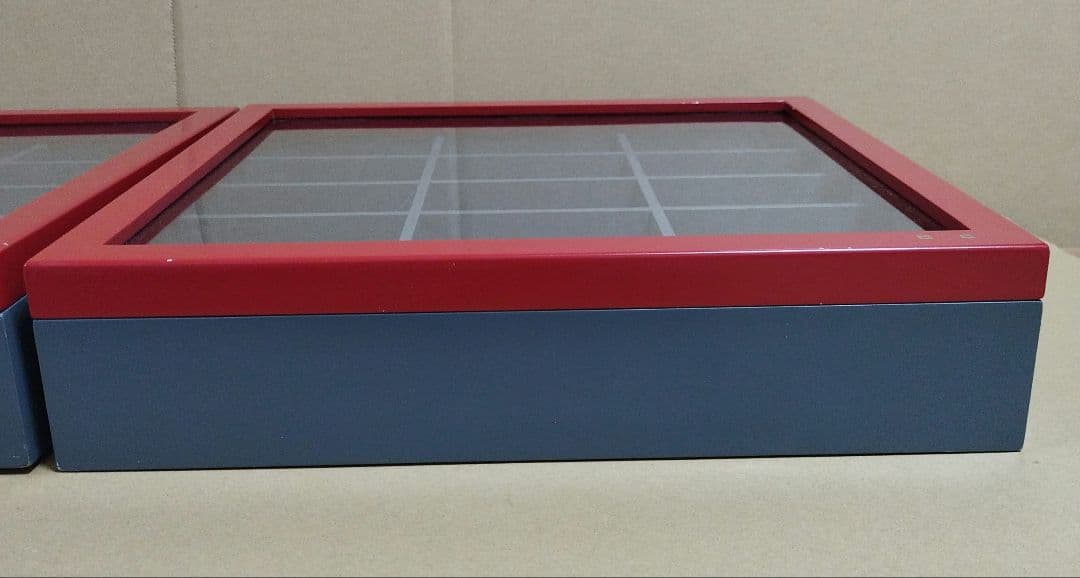 京商 木製ディスプレイケース 2個 ミニカー14台 まとめ売り