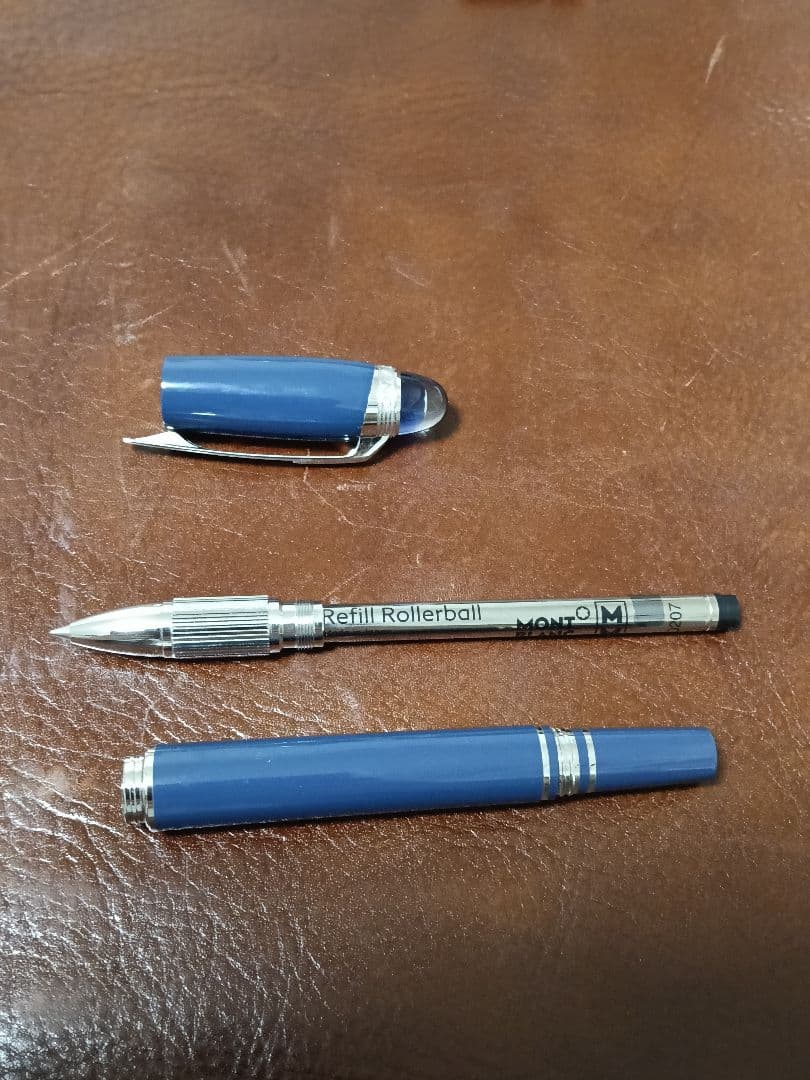 モンブラン ローラーボール スターウォーカー ブループラネット ボールペン