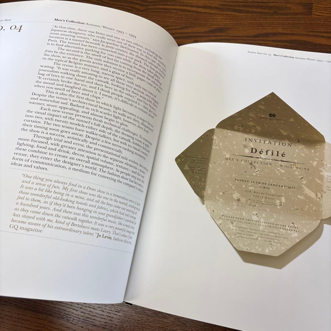 Dries Van Noten（ドリス・ヴァン・ノッテン）直筆サイン入り