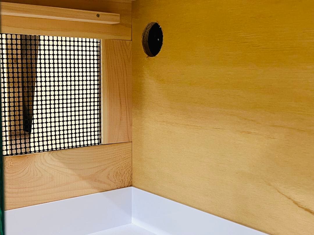 RepBox 木製ケージ 900×450×450　小動物、爬虫類用　ウォルナット