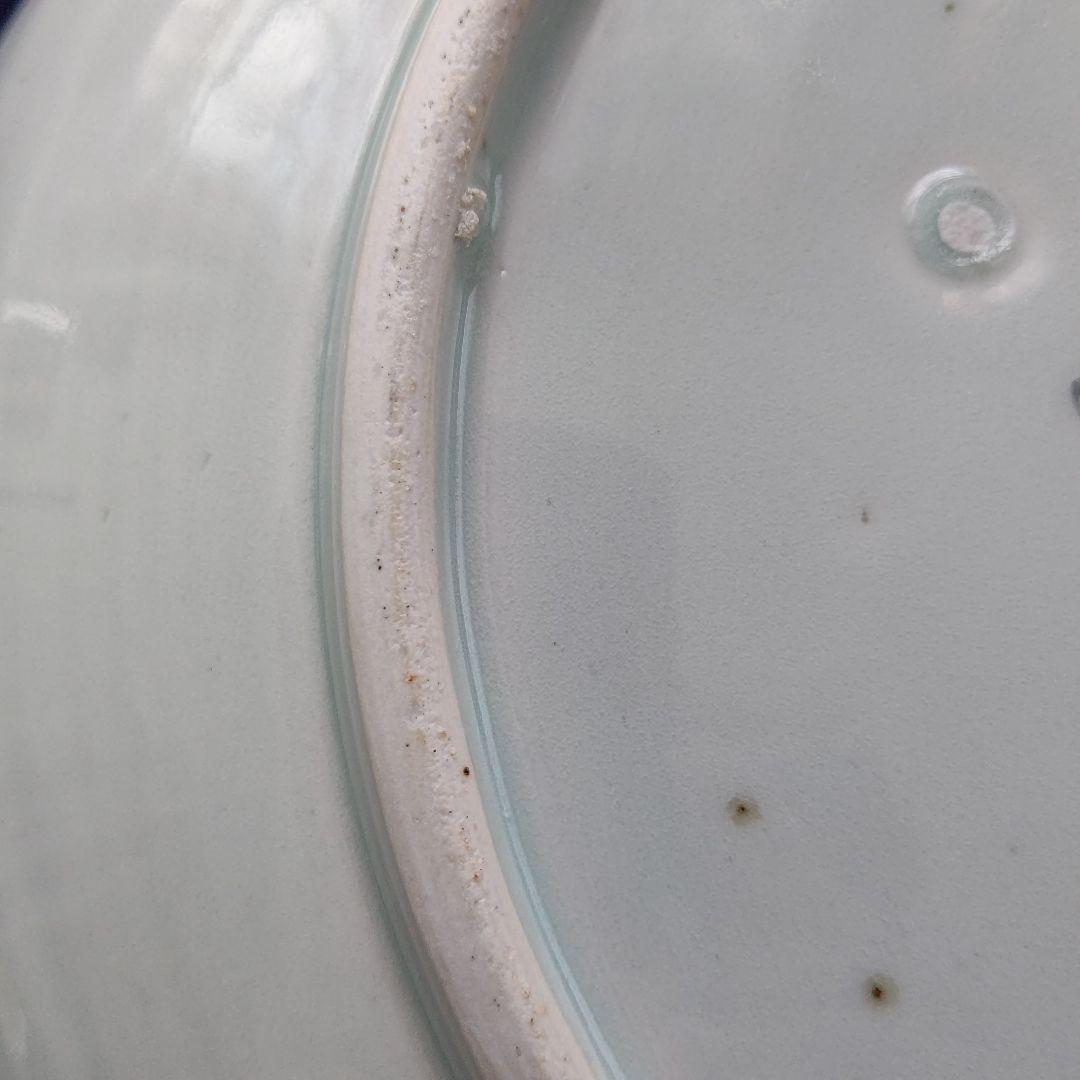 伊万里焼 志田窯  氷裂三鶴文皿