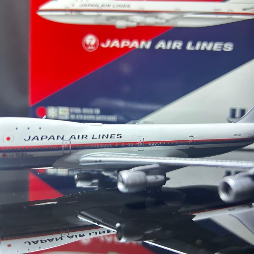 Hxmodel JAL B747-100 JA8101 1/400 スタンド付