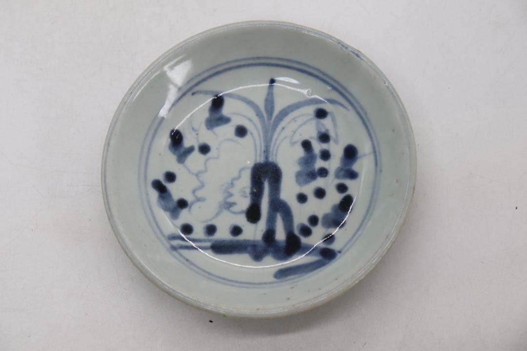 中国　清時代　染付小皿9点　送料込み250707