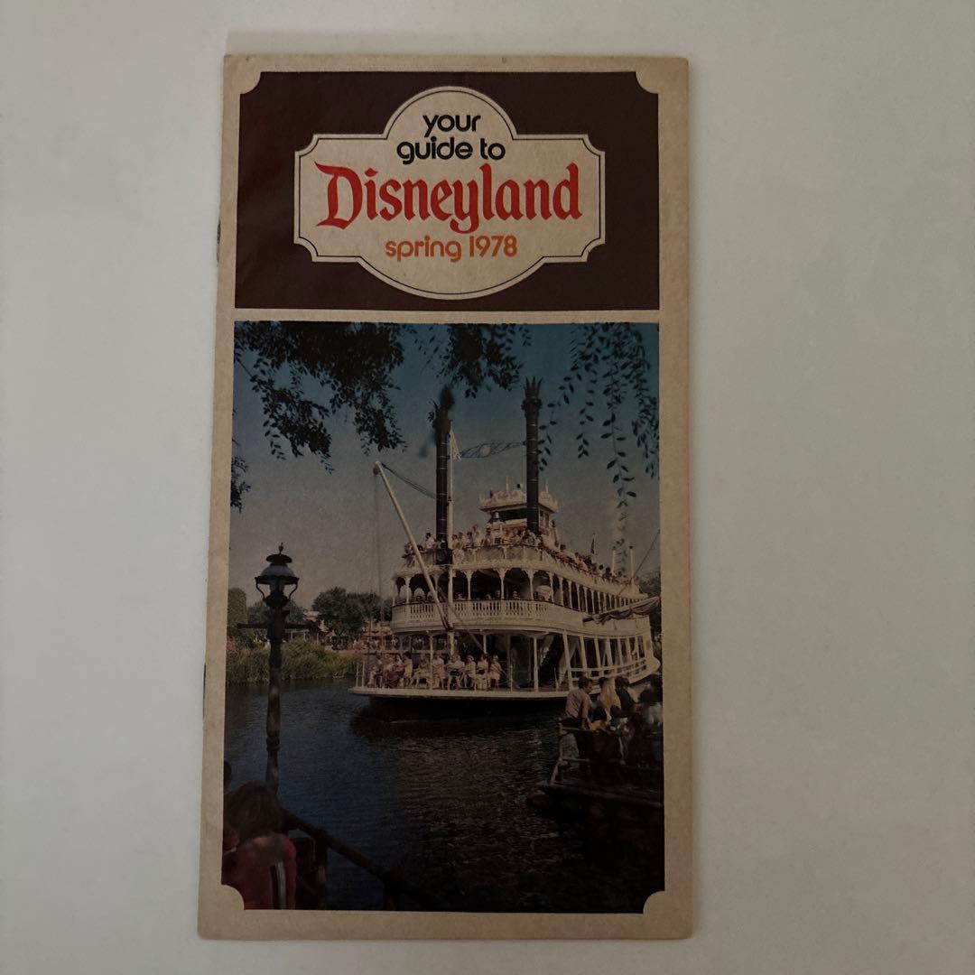 1978年 ロサンゼルスディズニーランド　ガイドブックなど