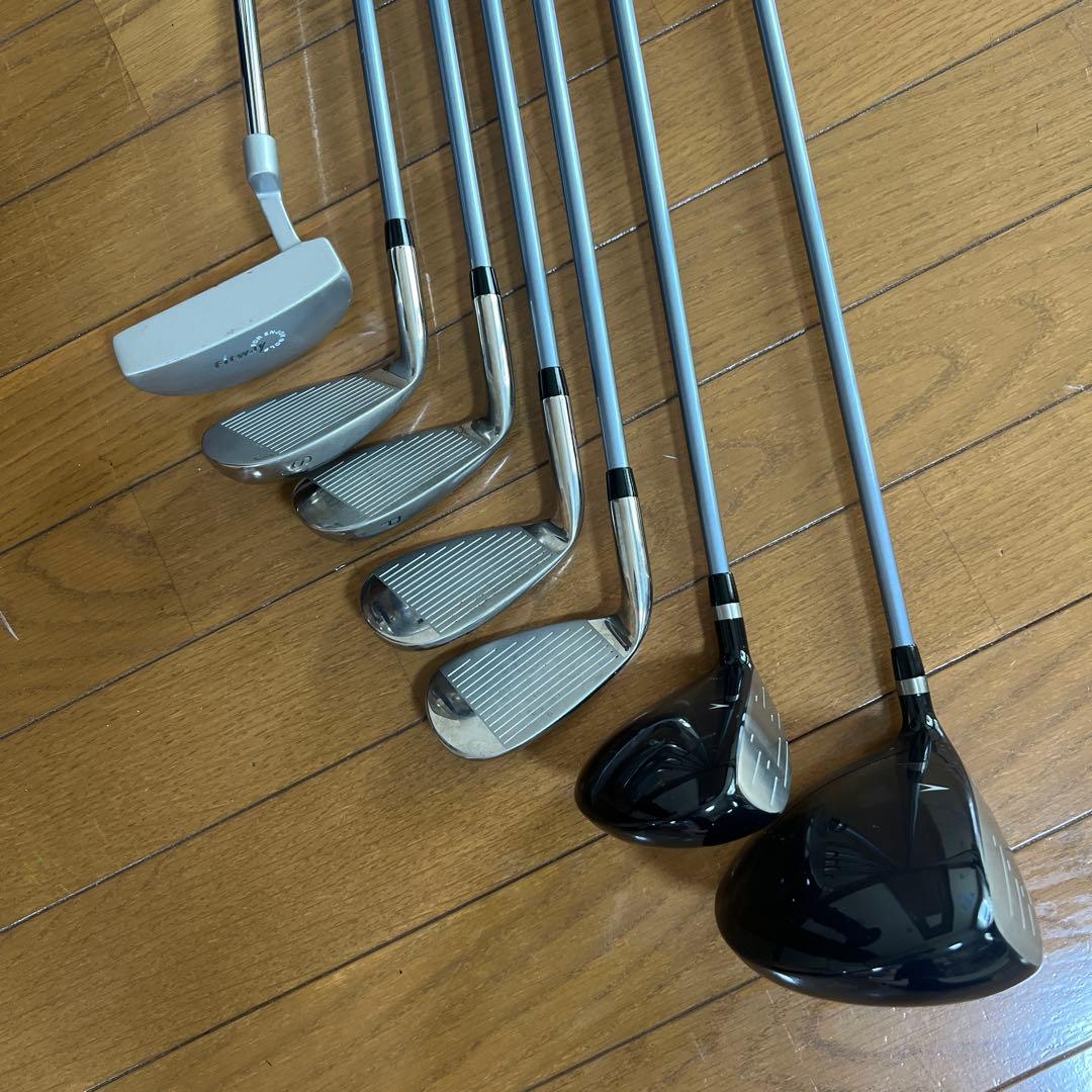 レディースゴルフクラブ　7本　バッグセット
