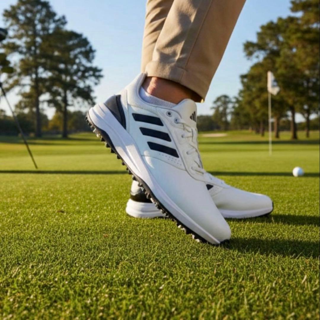 【新品タグ付】アディダス ゴルフシューズ ソーラーモーション24 26.0㌢