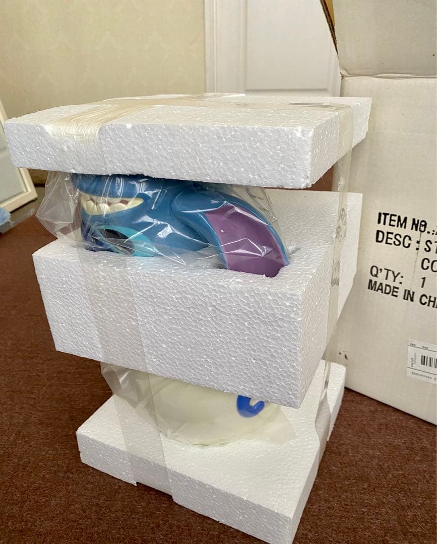 アンティーク ディズニー スティッチ陶器製クッキージャー リロアンドスティッチ