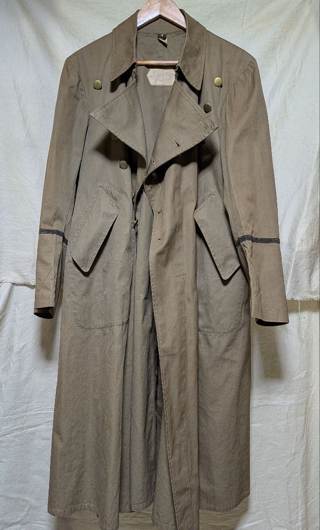 日本軍　陸軍　軍服　軍装　将校　春夏用　外套　コート　当時実物　未使用　美品