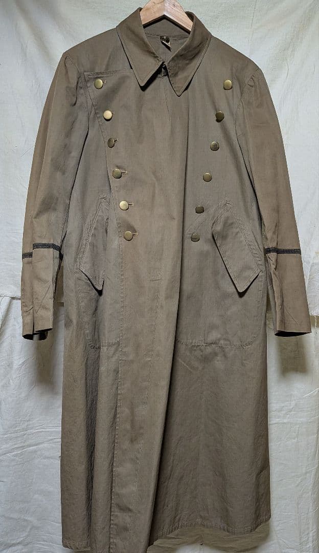 日本軍　陸軍　軍服　軍装　将校　春夏用　外套　コート　当時実物　未使用　美品