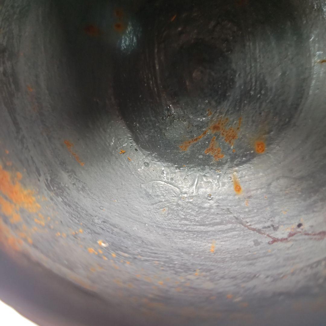 ウ309 鉄瓶『釜師　佐藤浄清造』『肩衝松地紋　鉄瓶　共箱』茶道具　急須