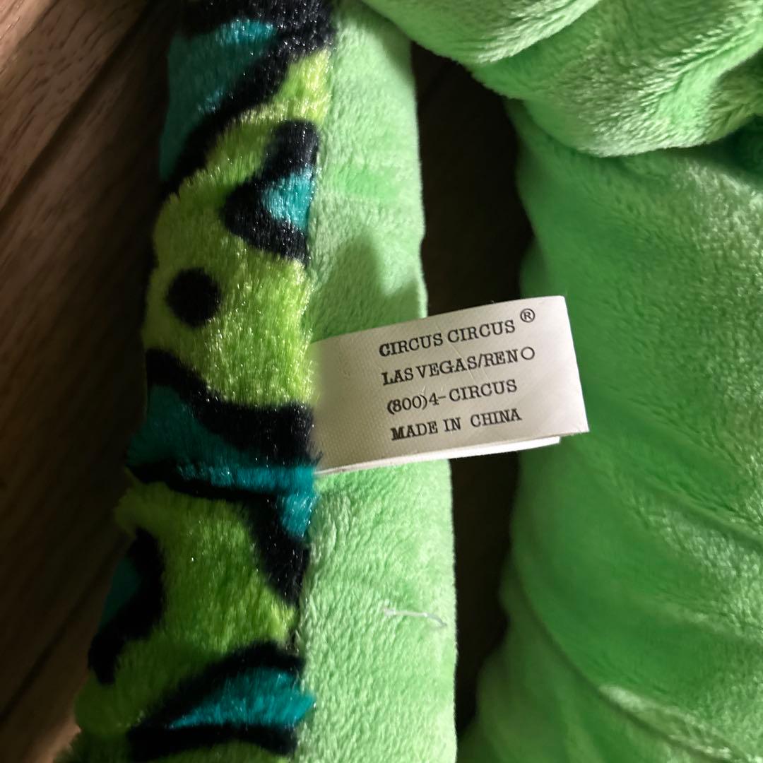 超希少コレクション非売品サーカスサーカス限定 ふわふわスネークBIGぬいぐるみ