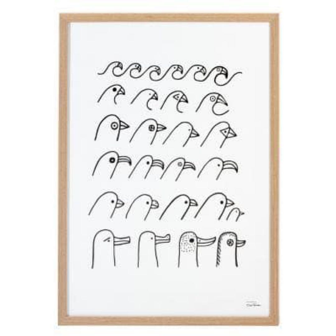  Oiva Toikka ポスター 70x50cm バード