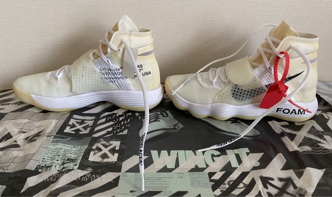 【新品】OFF-WHITE×HYPERDUNK2017ハイパーダンクフライニット