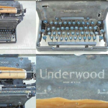 AKa5723　Ｕｎｄｅｒｗｏｏｄ　タイプライターＭＡＤＥ　ＩＮ　ＵＳＡジャンク