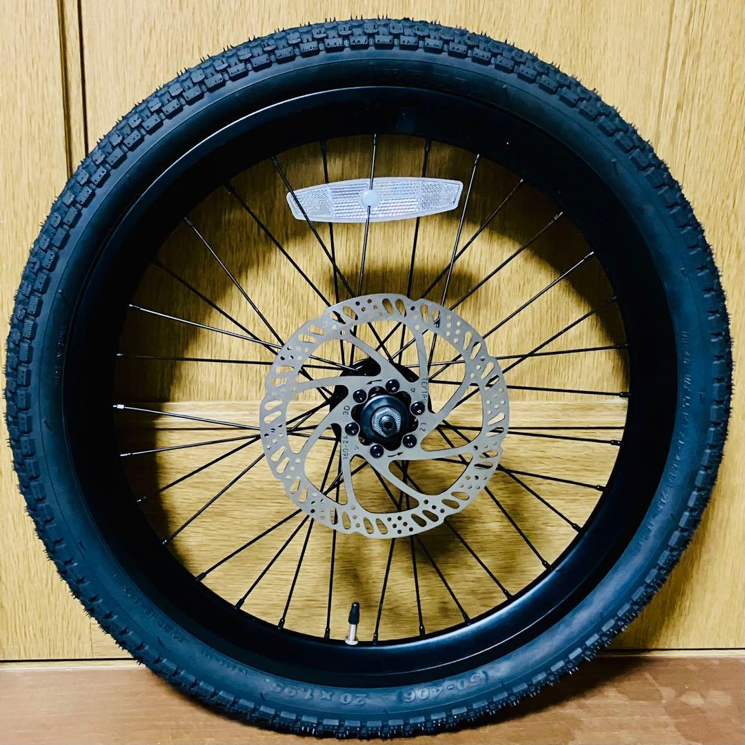 新車外し TERN AMP F1 406 ディスク ブレーキホイール スプロケ付