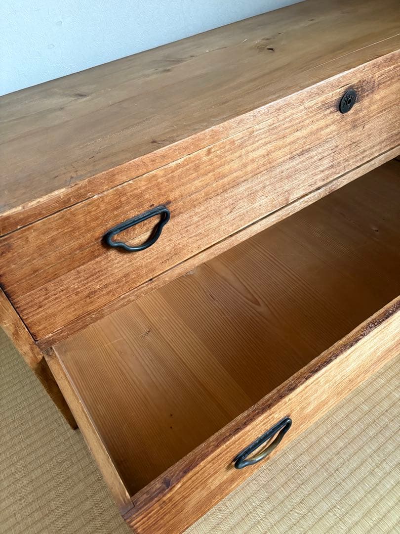木製タンス●２段●テレビ台にも