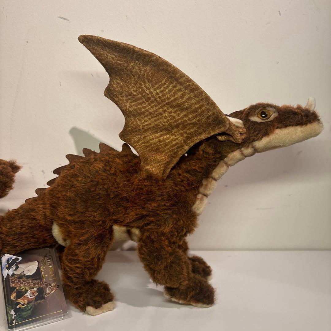 希少！ハンサ　ぬいぐるみ　ブラウンドラゴン