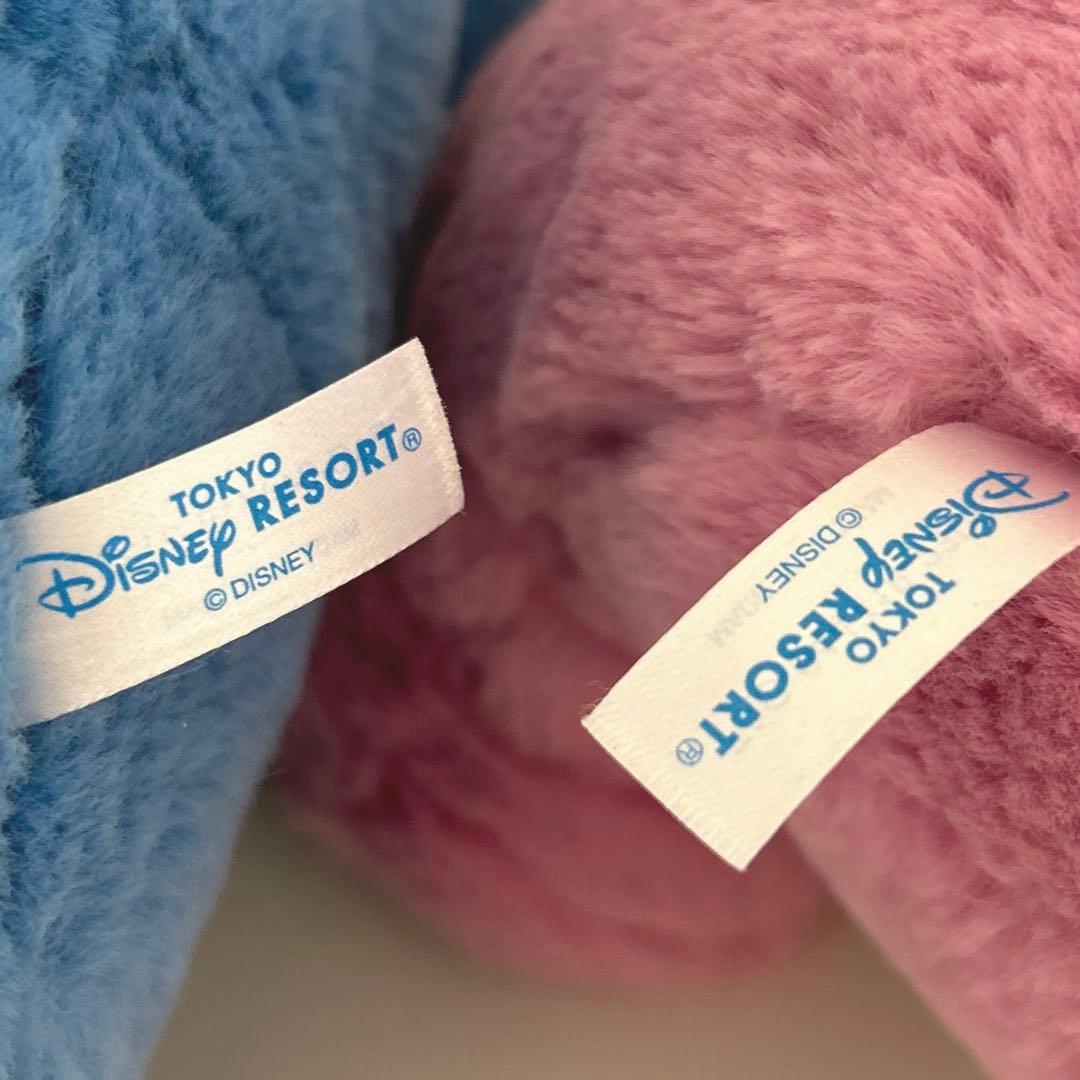 ディズニー ぬいぐるみ フラッフィープラッシー スティッチ エンジェル ふわふわ