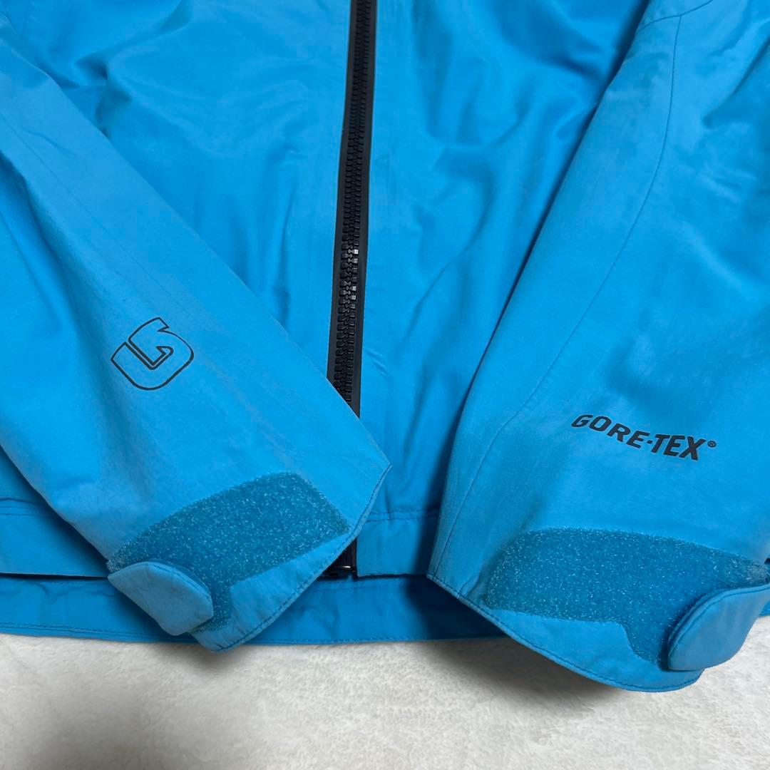BURTON【S】GORE-TEX フード付きジャケット 青　スノボウェア