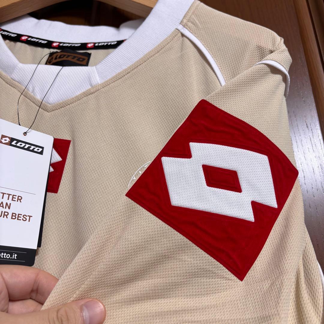 【新品未使用】ディアスポラスケートボード×LOTTO ゲームシャツ L クリーム