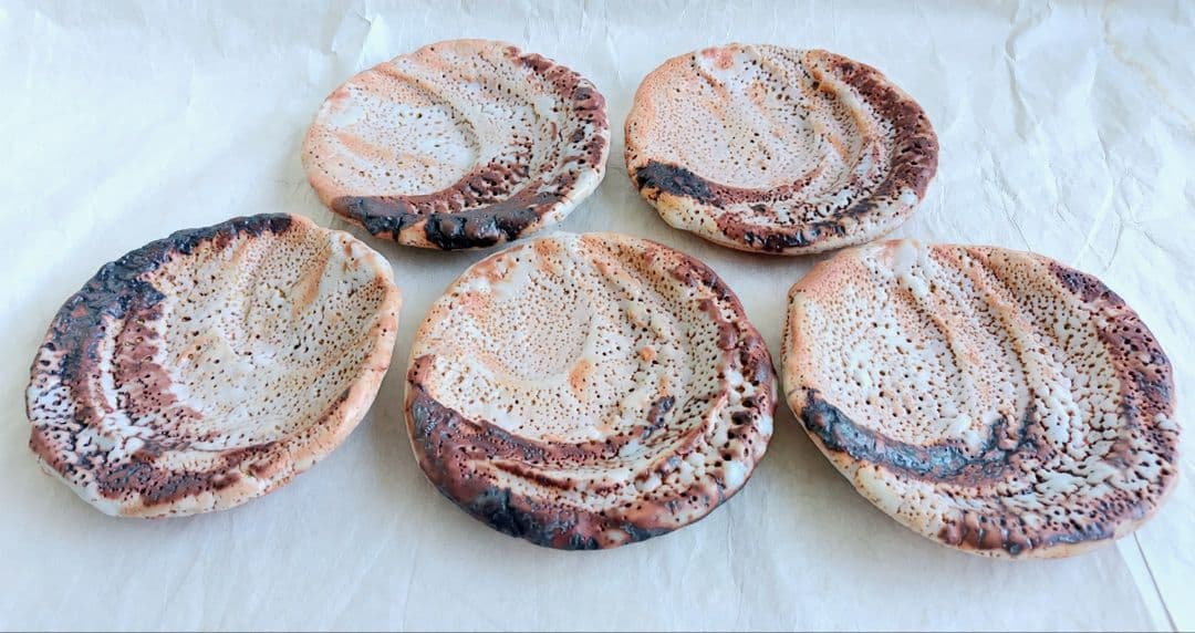 FROM JAPAN様　志野組皿五枚 (林正太郎 作) 未使用 新品同様