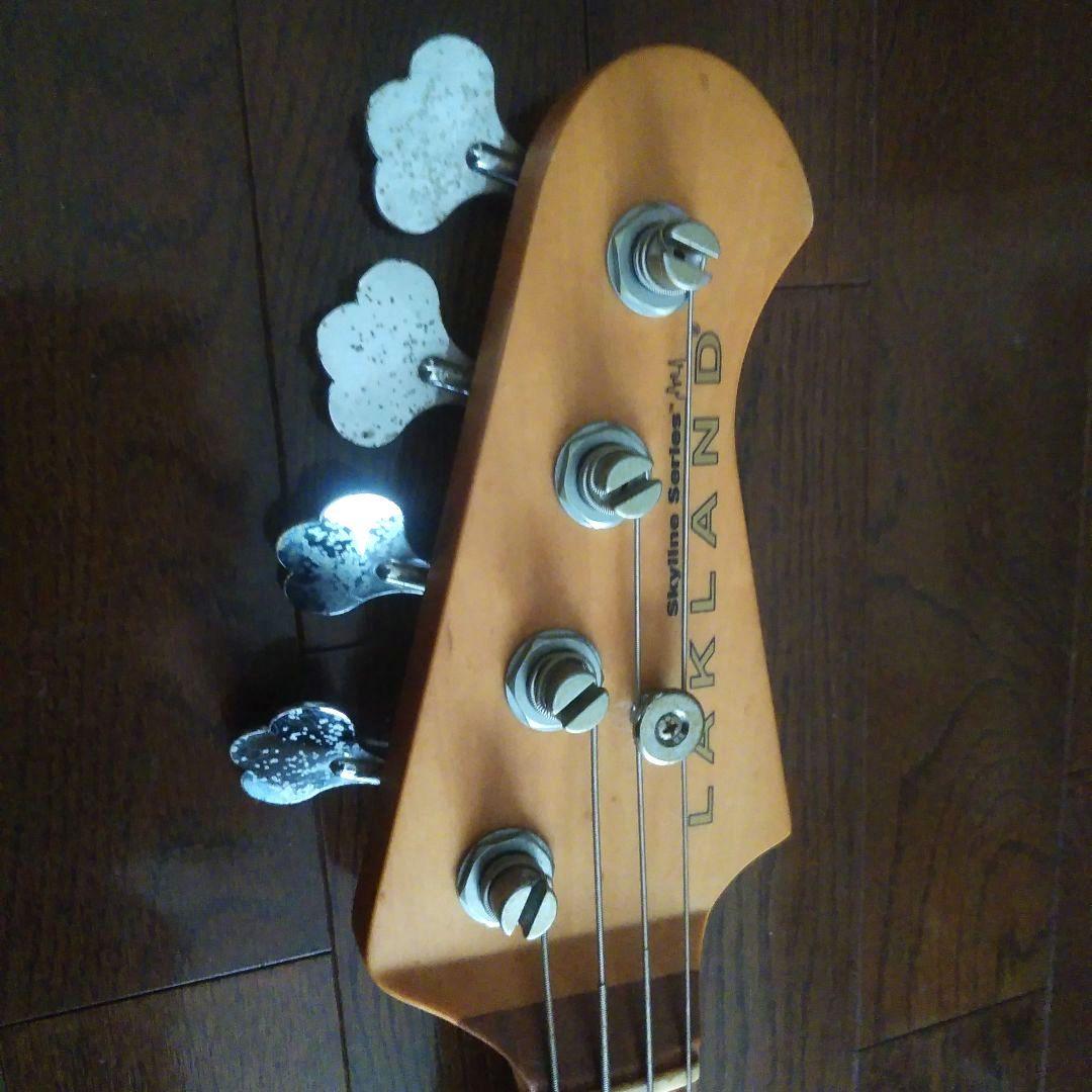 Lakland エレキベース レッド ギターケース付き