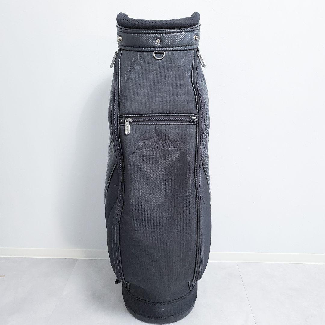 美品訳あり格安✨️タイトリスト　キャディバッグ　オールブラック