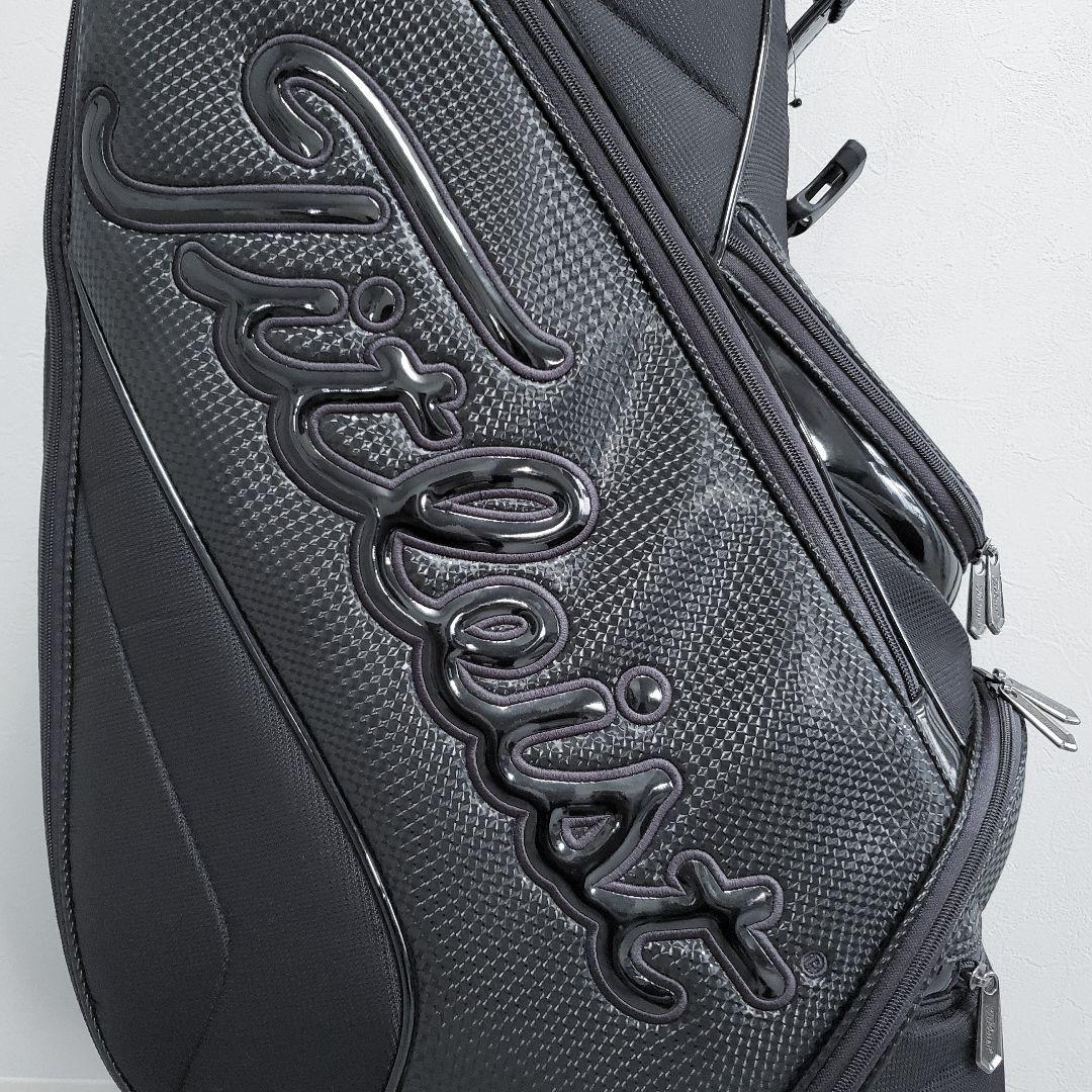 美品訳あり格安✨️タイトリスト　キャディバッグ　オールブラック