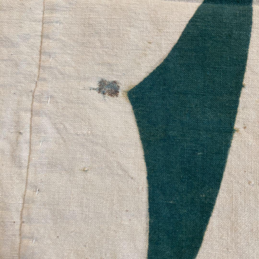 hisa　古布　筒書き　家紋　油單　布団風呂敷　藍染　西野　ゆたん