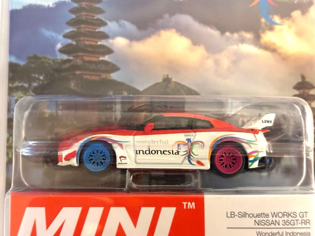 MINI GT 1/64 日産 GT-R R35 ワンダフルインドネシア 限定品